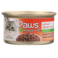 Paws Happy Life Salmon Dinner Classic Cat Food, 3 Ounce