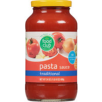 Food Club Pasta Sauce, Traditional, 24 Ounce