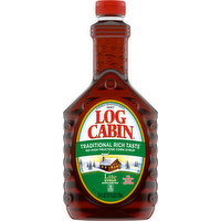 Log Cabin Syrup, Lite, 24 Ounce