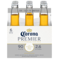 Corona Premier Beer, Light, 6 Each