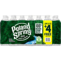 Poland Spring Spring Water, 100% Natural, 28 Pack, 28 Each
