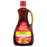 Pearl Milling Company Syrup, Butter, Lite, 24 Fluid ounce