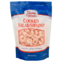 Johnny Seafood Salad Shrimp, Cooked, 8 Ounce