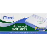 Mead Envelopes, Security, 45 Each