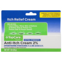 TopCare Anti-Itch Cream 2%, Extra Strength, 1 Ounce