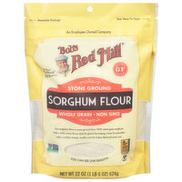 Bob's Red Mill Sorghum Flour, Stone Ground, Whole Grain, 22 Ounce