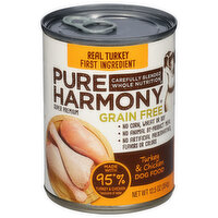 Pure Harmony Dog Food, Grain Free, Turkey & Chicken, Super Premium, 12.5 Ounce