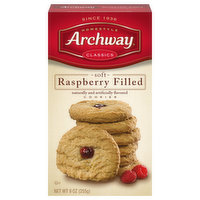 Archway Cookies, Soft, Raspberry Filled, 9 Ounce