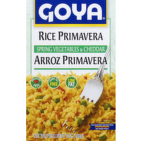 Goya Rice Primavera, Spring Vegetables & Cheddar, 7 Ounce