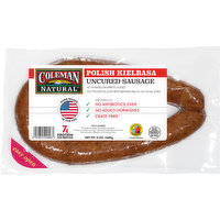 Coleman Natural Uncured Sausage, Polish Kielbasa, 12 Ounce