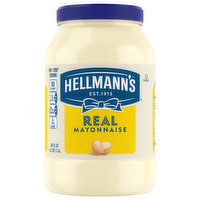 Hellmann's Mayonnaise, Real, 48 Fluid ounce