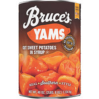 Bruce's Sweet Potatoes, in Syrup, Cut, Yams, 40 Ounce