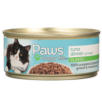 Paws Happy Life Tuna Dinner Classic Cat Food, 5.5 Ounce