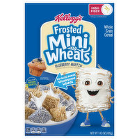 Frosted Mini-Wheats Cereal, Blueberry Muffin, Whole Grain, 14.3 Ounce