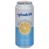 Spindrift Sparkling Water, Lemon, Unsweetened, 16 Fluid ounce