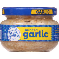 Spice World Garlic, Minced, 4.5 Ounce