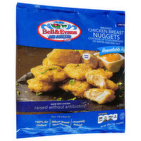 Bell & Evans Chicken Breast Nuggets, Breaded, Air Chilled - King 