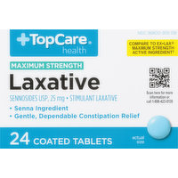 TopCare Laxative, Maximum Strength, 25 mg, Tablets, 24 Each