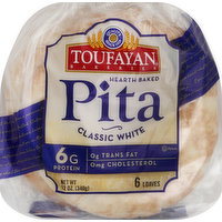 Toufayan Pita, Classic White, 6 Each