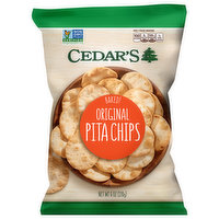 Cedar's Pita Chips, Original, Baked, 6 Ounce