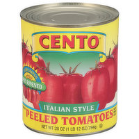 Cento Tomatoes, Peeled, Whole, Italian Style, 28 Ounce