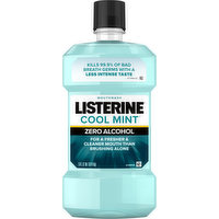 Listerine Mouthwash, Zero Alcohol, Cool Mint, 1 Fluid ounce