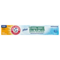 Arm & Hammer Toothpaste, Plus TheraBreath Breath Fresheners, Whitening, Invigorating Icy Mint, 5.5 Ounce