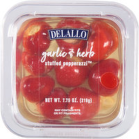 DeLallo Stuffed Pepperazzi, Garlic & Herb, 7.75 Ounce