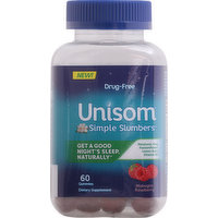 Unisom Melatonin, 5 mg, Midnight Raspberry, Gummies, 60 Each