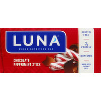 Luna Nutrition Bar, Whole, Chocolate Peppermint Stick, 1 Each