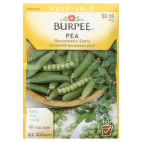 Burpee Seeds, Pea, Burpeeana Early, 28 Gram
