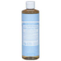 Dr. Bronner's Soap, Pure-Castile, 18-in-1 Hemp, Baby, Unscented, 16 Fluid ounce