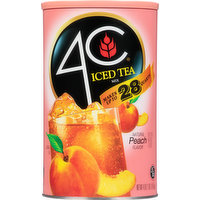 4C Iced Tea Mix, Peach Flavor, 66.1 Ounce