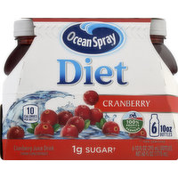 Ocean Spray Juice Drink, Diet, Cranberry, 6 Each