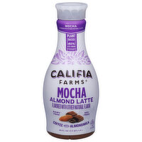 Califia Farms Almond Latte, Mocha, Plant Based, 48 Fluid ounce