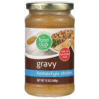 Food Club Homestyle Chicken Gravy, 12 Ounce