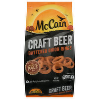 McCain Onion Rings, Battered, Craft Beer, 14 Ounce