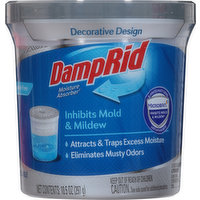DampRid Moisture Absorber, Refillable, Fragrance Free, 10.5 Ounce