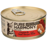 Pure Harmony Chicken & Beef Recipe Pate Cat Food, 5.5 Ounce