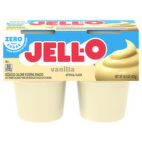 Jell-O Pudding Snacks, Reduced Calorie, Vanilla, 14.5 Ounce