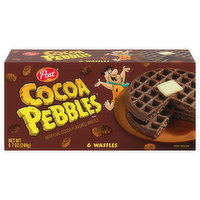 Post Waffles, Cocoa Flavored, 6 Each