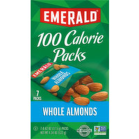 Emerald Whole Almonds, 100 Calorie Packs, 7 Packs, 7 Each