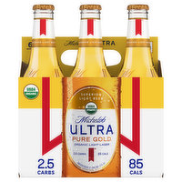 Michelob Ultra Beer, Organic, Lager, Light, 6 Each