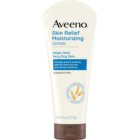 Aveeno Moisturizing Lotion, Skin Relief, Fragrance Free, 8 Ounce