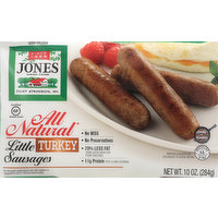 Jones Dairy Farm Sausages, All Natural, Little Turkey, 10 Ounce
