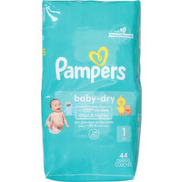 Pampers Diapers, Sesame Street, 1 (8-14 lb), Jumbo Pack, 44 Each