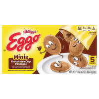 Eggo Pancakes, Chocolatey Chip, Minis, 5 Each