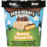 Ben & Jerry's Ice Cream, Bossin' Cream Pie, 15.2 Fluid ounce