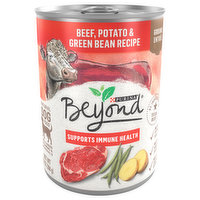 Beyond Dog Food, Natural, Beef, Potato & Green Bean Recipe, Ground Entree, 13 Ounce