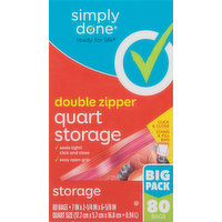 Simply Done Quart Slider Storage Bags (40 ct)